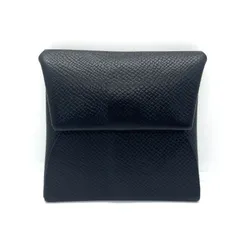 484】HERMES/エルメス バスティア コインケース 小銭入れ 黒/ブラック