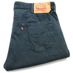 メキシコ製 Levi'sリーバイス 501 後染め ブラック デニムパンツ フェード W38★SDP3244 ジーンズ ストレート オーバーサイズ
