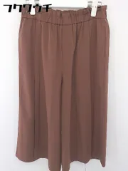 ◇ ◎ SHIPS シップス ウエストゴム ガウチョパンツ サイズ 38 ブラウン レディース  【中古】 【1112170008362】