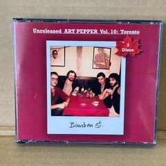 アートペッパー 未発表音源CD 3枚組  vol.10  トロント  ART PEPPER  Toront  1977年カナダ音源  jazz  SAX   ジャズサックス