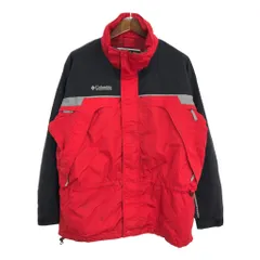 00年代 Columbia コロンビア ナイロンジャケット アウトドア レッド (メンズ L) 中古 古着 R1659