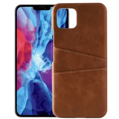 iPhone12 mini ケース アイフォン12ミニ  カード収納 レザー スマート ケース 【Color】 ブラウン