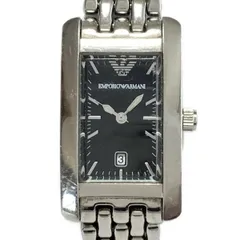 EMPORIOARMANI(エンポリオアルマーニ) 腕時計 - AR-0116 レディース 黒
