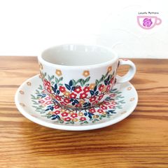 ティーカップ　単品　230ml マヌファクトゥラ社製　ポーリッシュポタリー
