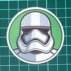 ST148 ステッカー シール スターウォーズ ストームトルーパー 映画 雑貨