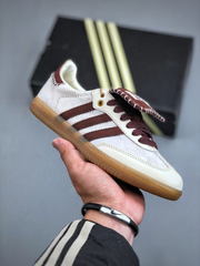 adidas アディダス サンバ ポニー トーナル ロー "クリームホワイト/ミステリーブラウン"ウェールズ・ボナー IE0586男女兼用
