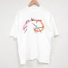 M/古着 半袖 ビンテージ Tシャツ メンズ 90s 体操 クルーネック 白 ホワイト 25jul15 中古