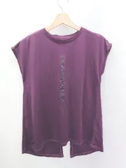 ◇ TIGORA ティゴラ BEAMS DESIGN フィットネス 半袖 Tシャツ カットソー サイズ0 パープル系 レディース P  【1406240003853】