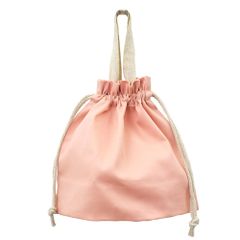 新品 [HOPPE] cheeks 巾着M 巾着袋 中 弁当袋 給食袋 ランチ巾着 お弁当入れ 通学 小学生 キッズ 女の子 日本製 ホッペ