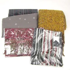 マフラー 5点セット 未使用 ストール まとめて 大量 メンズ レディース