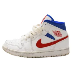 2024年最新】NIKE WMNS AIR JORDAN 1 MID BQ6472-111 WHITE/WHITE