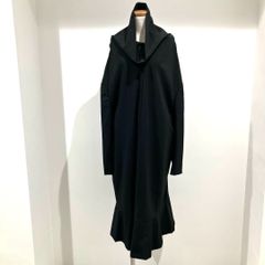 RK-O011 コムデギャルソン コムデギャルソン COMME des GARCONS COMME des GARCONS ウールトロ 裾フリルワンピース 黒 Sサイズ 20023年S/S