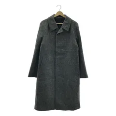 【美品】  TOMORROWLAND PILGRIM / トゥモローランド ピルグリム | FOX TWEED ウール ヘリンボーン チェスターコート | M | グレー | メンズ
