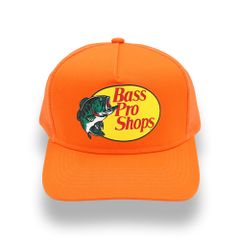 日本未発売 バス プロ ショップス メッシュ トラッカー キャップ / BASS PRO SHOPS MESH TRUCKER CAP [BRIGHT ORANGE]