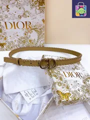 【今日特価】Dior Saddle Belt ブラックスムースレザー