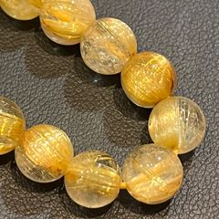 再販不可】超高品質✨オレンジルチル✨ブレスレット✨ - メルカリ