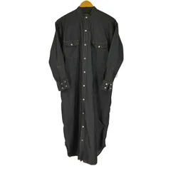 アイテムズ アーバンリサーチ ITEMS URBAN RESEARCH デニムシャツバンドカラー ワンピース レディース FREE 