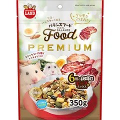 （まとめ） バランスフード プレミアム ビーフ粒ミックス 350g 【×5セット】 小動物フード【代引不可】