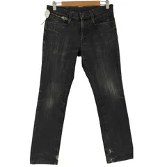 コムサメン COMME CA MEN ジップデザイン ブラックデニムパンツ メンズ JPN：S Sのサムネイル