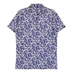 サイズ：M CALLAWAY キャロウェイ  半袖ポロシャツ 花柄 ネイビー系 [240101493059] ゴルフウェア メンズ ストスト