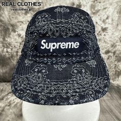 Supreme/シュプリーム【25SS】Bandana Jacquard Denim Camp Cap/バンダナ ジャガード デニム キャンプ キャップ