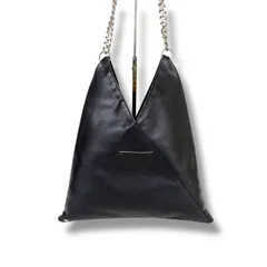 メゾン マルジェラ MM6 レザー ジャパニーズバッグ ブラック エムエムシックス メゾン マルジェラ MM6 Maison Margiela