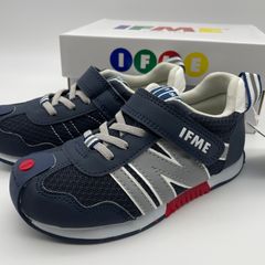 子供靴　イフミー　キッズスニーカー　ネイビー　30-9008