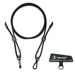 タイプD_42cm?75cm HiSumato ショルダーストラップ スマホストラップ ネックストラップ 落下防止 斜め掛け 長さ調整