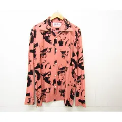 【最終セール中！】Aloha Blossom（アロハブロッサム）長袖 42 美品 Aloha Blossom(アロハブロッサム) アロハシャツ ブラック サイズ