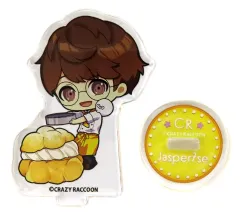 【中古】アクリルスタンド・アクリルパネル じゃすぱー デフォルメアクリルスタンドB 「Crazy Raccoon×GiGO コラボカフェ」