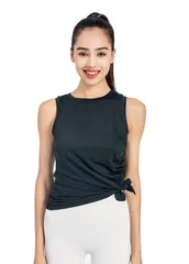 Cloudstop ヨガウェア タンクトップ トップス レディース 2way ヨガ フィットネス ノースリーブ シャツ 速乾 軽量ストレッチ スポーツウェア ジム トレーニング 体型カバー