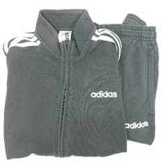 ■ adidas アディダス ジャージ スウェットパンツ セットアップ サイズS ブラック ホワイト レディース E  【1407020064545】