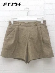 ◇ Rouge vif ルージュ ヴィフ サイドジップ ショート パンツ サイズ36 ベージュ系 レディース  【1002800448159】のサムネイル
