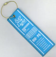【中古】キーホルダー THE RAMPAGE ラゲッジタグキーホルダー(ライトブルー/文字：ホワイト) 「THE RAMPAGE LIVE TOUR 2022 “RAY OF LIGHT”」 福岡11月公演限定