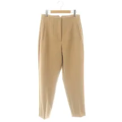 ザラ ZARA ハイウエストスラックス テーパード ジッパーフライ M ベージュ /NR ■OS