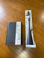 カインズ　立つほうき＆立つちりとり　セット品 　ブラック