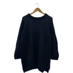 il by saori komatsu / アイエルバイサオリコマツ | モヘヤ シルク ニット プルオーバー | 38 | ブラック | レディース