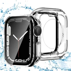 【特価セール】SE2/SE/6/5/4 ケース ケース 対応 対応 Apple Apple Watch Watch カバー カバー ガラスフィルム アップルウォッチSE2/SE/6/5/4 一体型 3D直角エッジデザイン PC素材 360 耐衝撃 防水ケース