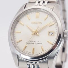 稼動品 セイコー SEIKO DIASHOCK 6R15-00A0 自動巻き デイト シャンパンゴールド文字盤 メンズ腕時計