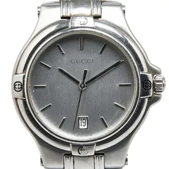 ⭐【超美品】GUCCIグッチ３ATM9040.Mブラックフェイス腕時計(稼働品) 2025年最新】グッチ9040Mの人気アイテム - メルカリ