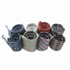 アルマーニ コレツィオーニ ARMANI COLLEZIONI ブルックスブラザーズ 含む ネクタイおまとめ8本セット 総柄 レジメンタルストライプ チェック 絹 シルク 赤 レッド 紺 ネイビー グレー 茶 ブラウン /GV ■GY27