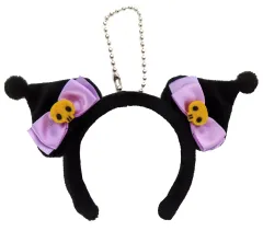 【中古】雑貨 クロミ(リボン小2個) 「サンリオキャラクターズ シークレットミニカチューシャ ハロウィン」