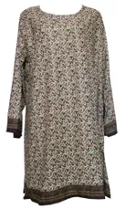 アジアン衣料　ネパールシルク・ワンピース25