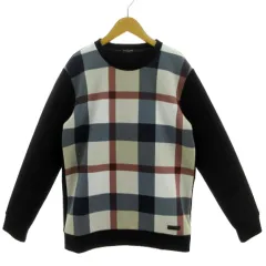 ブラックレーベルクレストブリッジ BLACK LABEL CRESTBRIDGE トレーナー スウェット ボンディング 51P31-230-42 長袖 裏起毛 クレストブリッジチェック ブラック 黒 ホワイト 白 ネイビー 紺 ベージュ レッド 赤 M