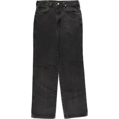 古着 80~90年代 ラングラー Wrangler ブラックデニム ストレートデニムパンツ USA製 レディースL(w27)相当 ヴィンテージ/eaa540699