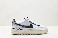 「ナイキ NIKE WMNS Air Force 1 Shadow」新少女系デコンストラクティヴィズムデザイン マカロンカラーエアフォースワン 軽量ハイインソール付きロートップ マルチマッチ可能なスケートシューズ