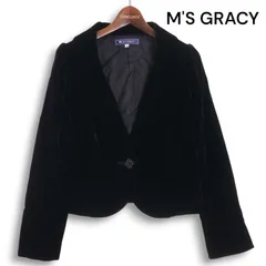 M'sグレイシーテーラードジャケット M'S GRACY グレー テーラードジャケット 40