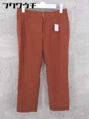 ◇ green label relaxing グリーンレーベル UNITED ARROWS クロップド パンツ サイズ38 テラコッタ レディース 【中古】 【1002798474017】