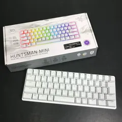 【城東65-059】Razer Huntsman Mini Mercury ゲーミングキーボード JP配列