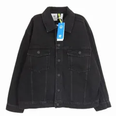 激レアadidas originals カレッジ デニムジャケット　2XL 新品adidas Originals カレッジデニムジャケット - メルカリ